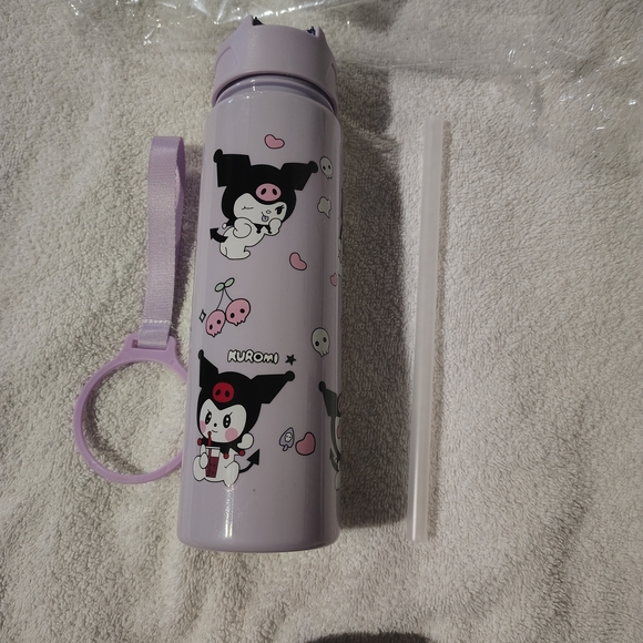 Sanrio Kuromi Water Bottle - Purple and Black - Picture 3 of 6